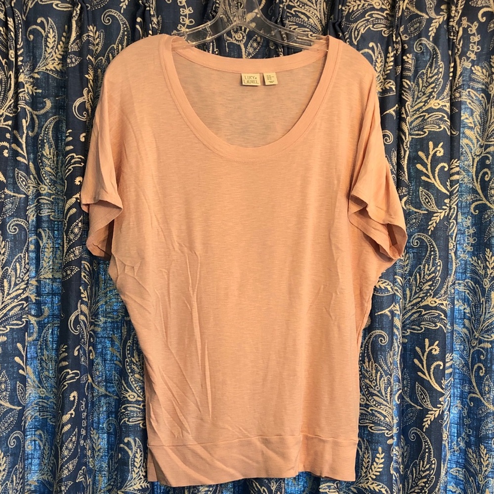 Lucy & Laurel Banded Blouson Top